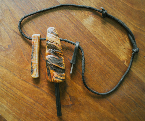 Fatwood Fire Steel - Character